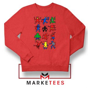 Haring Super Hero Squad Red Sweatshirt