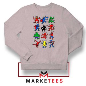 Haring Super Hero Squad Sport Grey Sweatshirt