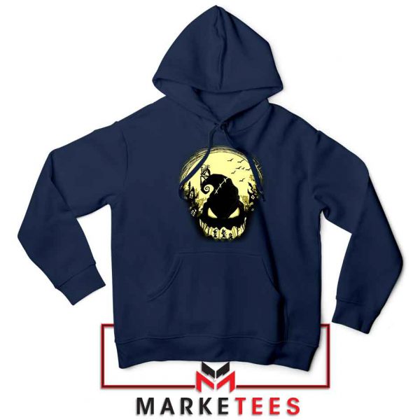 Jacks Nightmare Horror Navy Blue Hoodie