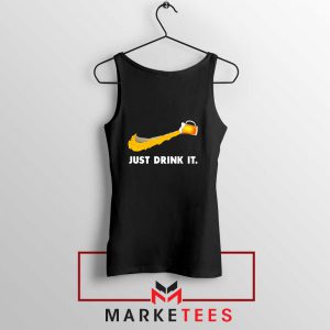 Just Drink It Logo Parody Tank Top