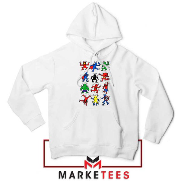 Keith Haring Superhero Squad Hoodie