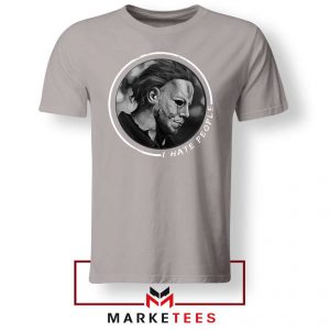 Michael Myers Hate People Sport Grey Tee