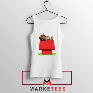 Snoop Dogg Snoopy House White Tank Top