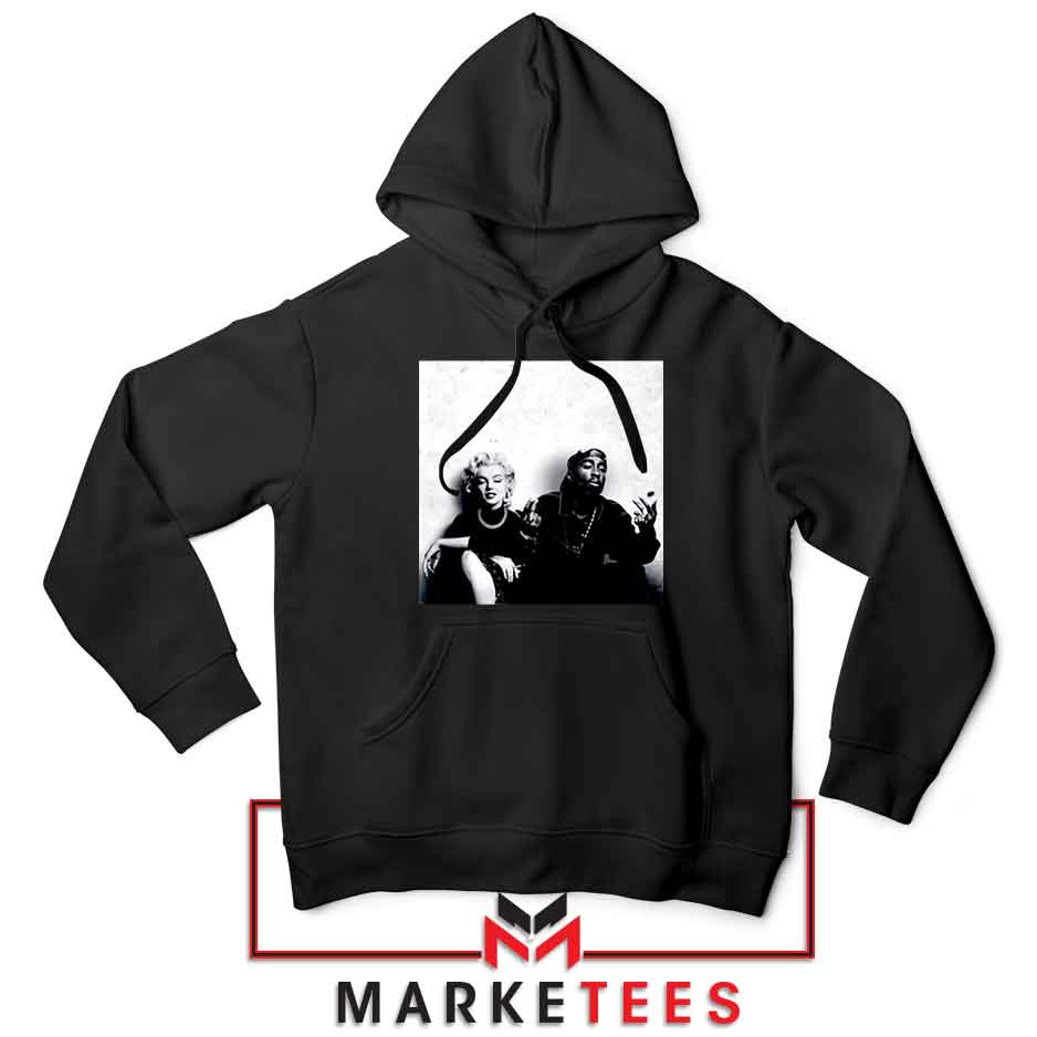 Tupac And Marilyn Monroe Hoodie S-2XL