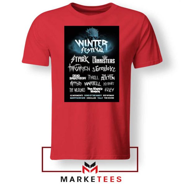 Winter Festival Graphic Red Tshirt