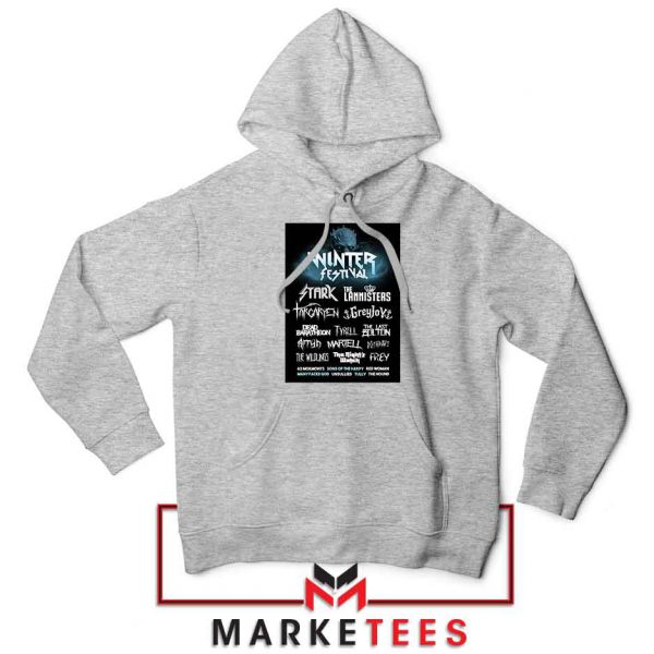 Winter Festival Graphic Sport Grey Hoodie