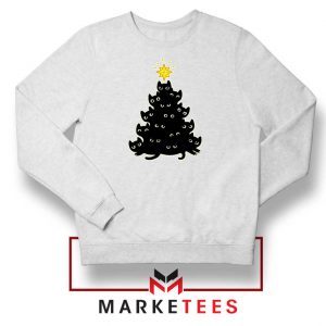 Black Cat Meowy Tree Sweater