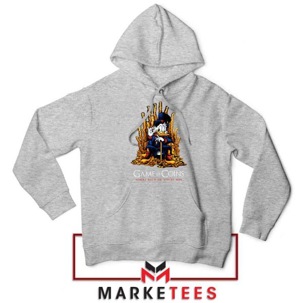 Duck Game of Coins Sport Grey Hoodie