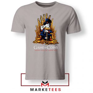 Duck Game of Coins Sport Grey Tshirt