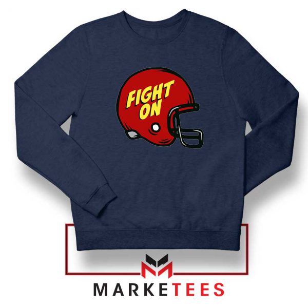 Fight On USC Tailgate Navy Sweater
