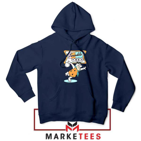 Fred Flintstone Bowling Navy Blue Hoodie