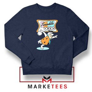 Fred Flintstone Bowling Navy Blue Sweatshirt