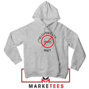 Gluten Free Diet Poster Sport Grey Hoodie