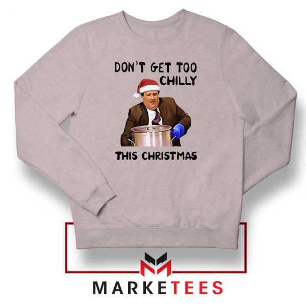 Kevin Malone Christmas Grey Sweater