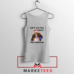 Kevin Malone The Office Christmas Grey Tank Top