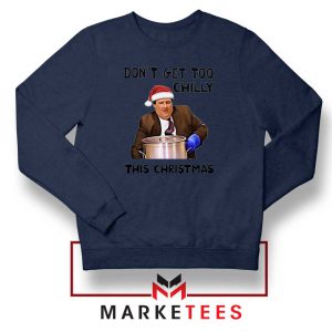Kevin Malone Christmas Navy Sweater