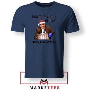 Kevin Malone The Office Christmas Navy Tee