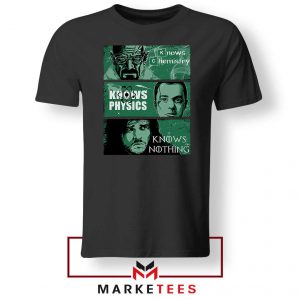 Knowledge Rules TV Series Black Tshirt