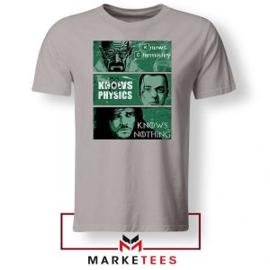 Knowledge Rules TV Series Sport Grey Tshirt