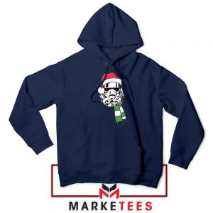 Merry Sithmas Stormtrooper Navy Blue Hoodie