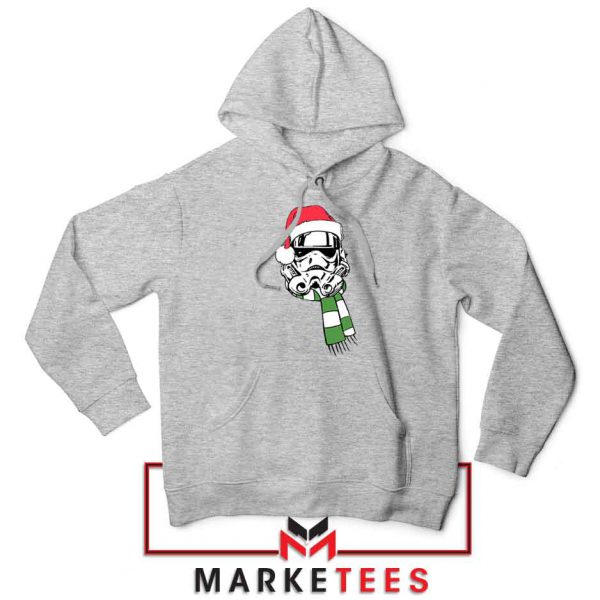 Merry Sithmas Stormtrooper Sport Grey Hoodie