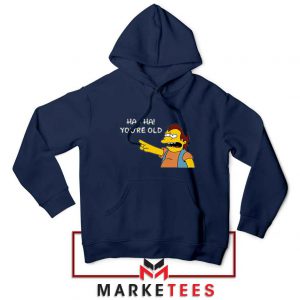 Nelson Muntz Funny Navy Blue Hoodie