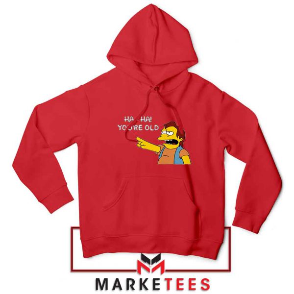 Nelson Muntz Funny Red Hoodie