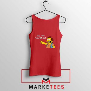 Nelson Muntz Funny Red Tank Top