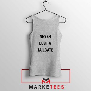 Never Lost Tailgate Grey Tank Top