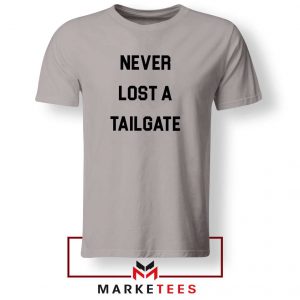 Never Lost Tailgate Grey Tshirt
