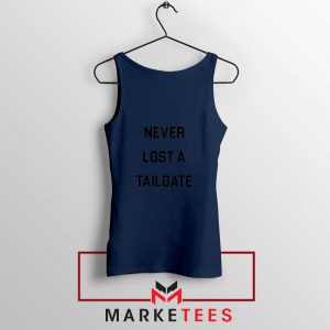 Never Lost Tailgate Navy Tank Top