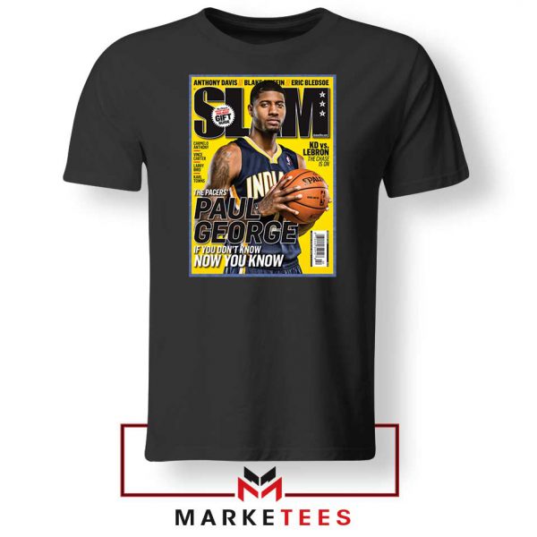 Paul George Slam Playoffs Black Tee