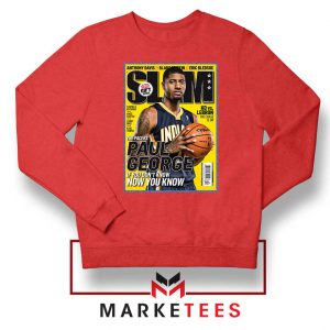 Paul George Slam Playoffs Red Sweatshirt