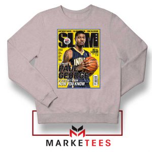 Paul George Slam Playoffs Sport Grey Sweatshirt