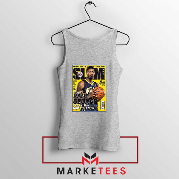 Paul George Slam Playoffs Sport Grey Tank Top