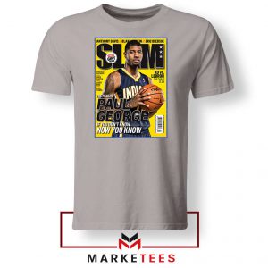 Paul George Slam Playoffs Sport Grey Tee