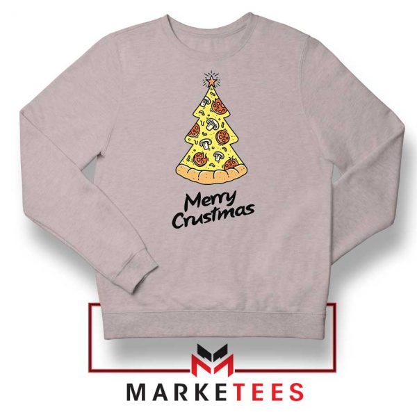 Pizza Food Christmas Sport Grey Sweater