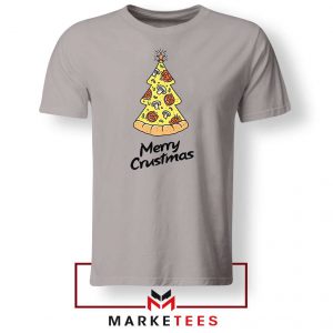 Pizza Food Christmas Sport Grey Tee