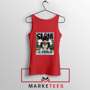 Slam J Cole Rapper Cover Red Tank Top