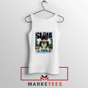 Slam J Cole Rapper Cover White Tank Top