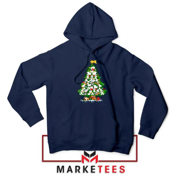 Snoopy Christmas Tree Navy Blue Jacket