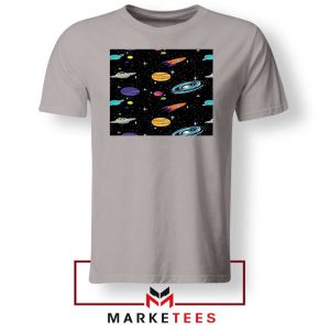 Space Solar System Sport Grey Tee