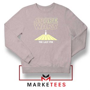 Spare Wars Bowling Parody Sport Grey Sweater