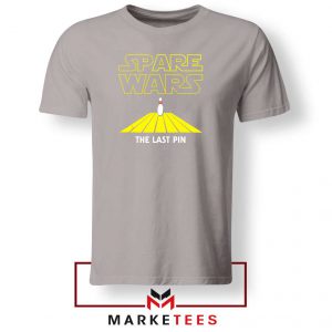 Spare Wars Bowling Parody Sport Grey Tee