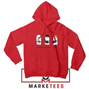 Sunset Curve 1995 The Phantoms Red Hoodie