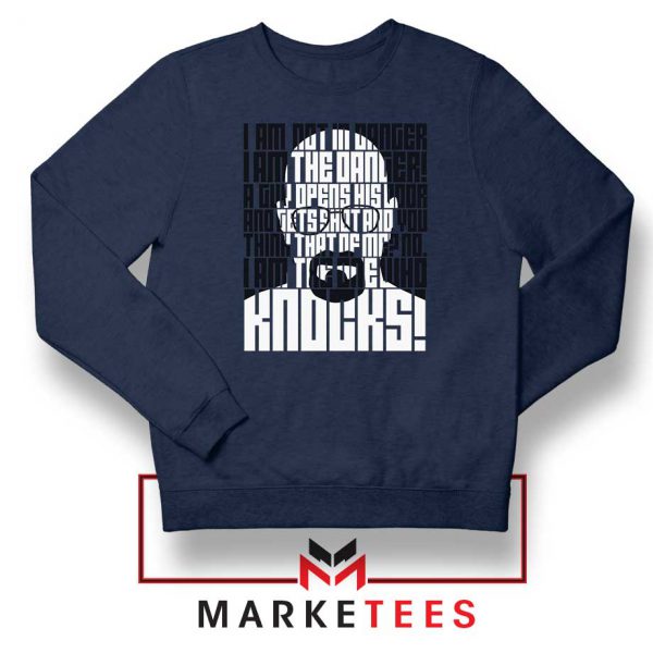 The Danger Heisenberg Navy Blue Sweater