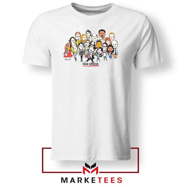 The Office Cartoons Character Tshirt - Exclusive
