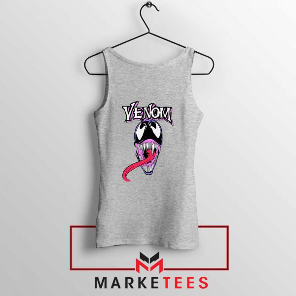 Venom Neon Superhero Sport Grey Tank Top