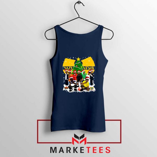 Wu Tang Clan Logo Simpsons Navy Tank Top