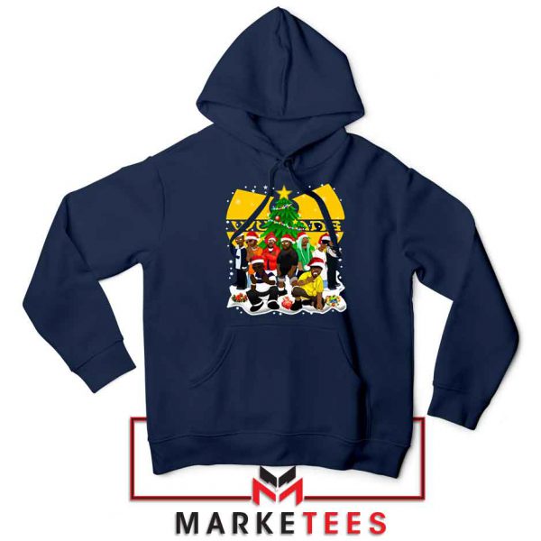 Wu Tang Clan Simpsons Christmas Navy Hoodie